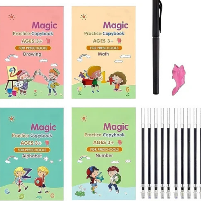 باك الكتب السحرية + اللوحة الالكترونية السحرية