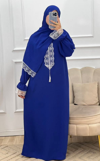 بداية جميلة للصلاة في رمضان 🌙💖 ثوب فاخر للكبار والصغار بتخفيضات 🔥